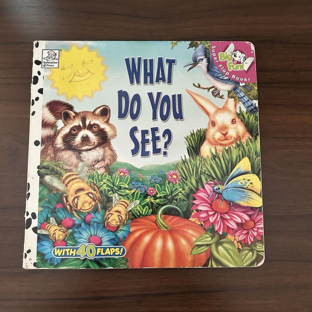 What Do You See? (Big Fun! Super Flap Book) 2002 Board Book Francesco Santalucia